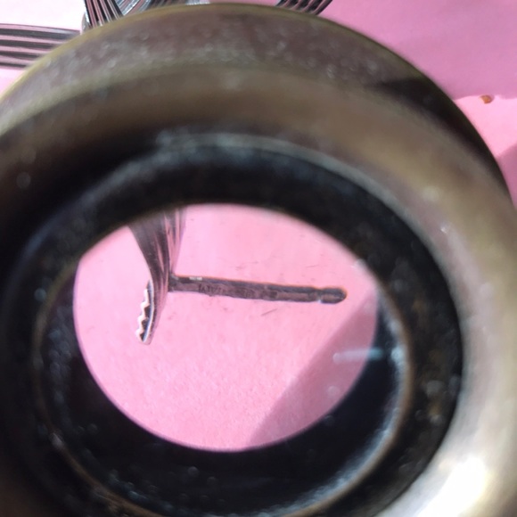 Sterling silver twisted hoop earrings - Picture 3 of 5